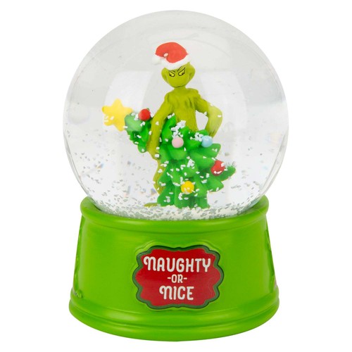Grinch christmas snow globe - christmas,