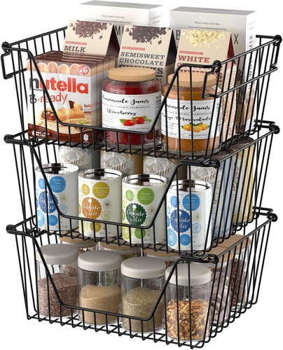 Metal wire stackable fruit - metal,