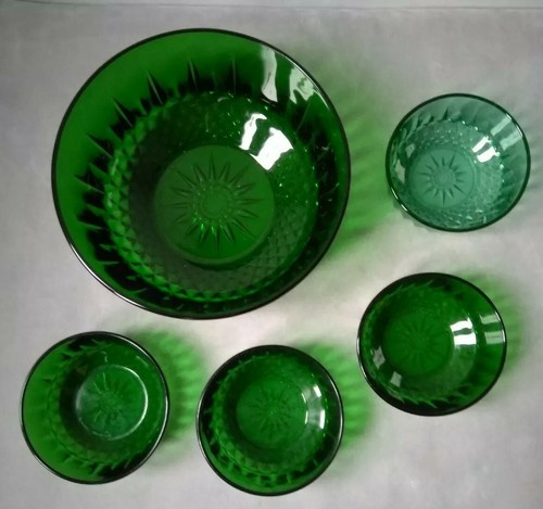 Vintage retro arcoroc emerald - vintage,