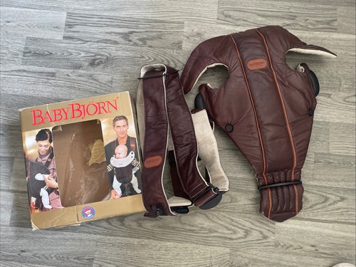 Leather baby bjorn carrier min - baby,