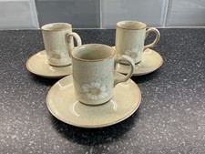 Denby Daybreak - 3 x Demitasse