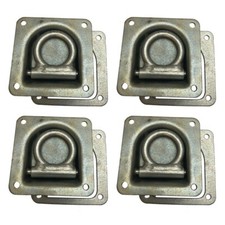 4x Trailer Lashing Rings & Backing Plates Tie Down Points fits Ifor Williams