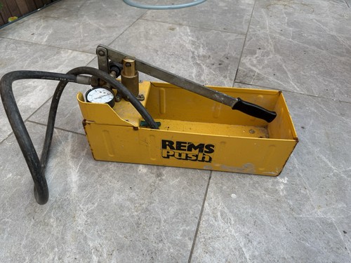 Rems pressure tester hand - rems, pump