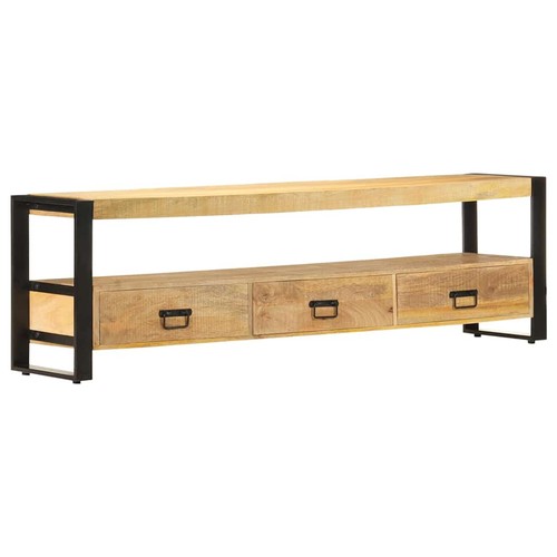Solid acacia wood cabinet - tv,