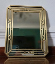 Art Deco Wall Mirror Gold