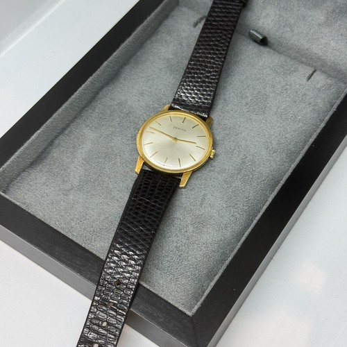 Mens zenith 18ct swiss made - mens,