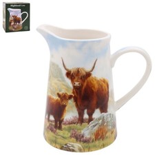 Highland Cow and Calf Jug