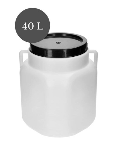 Square plastic barrel for - for, 40