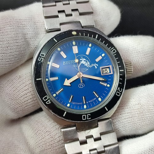 Vintage soviet watch vostok - soviet,