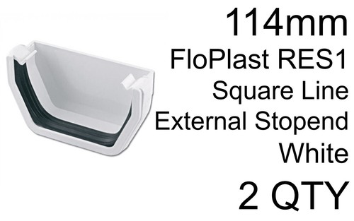 Floplast 114mm square line - square,