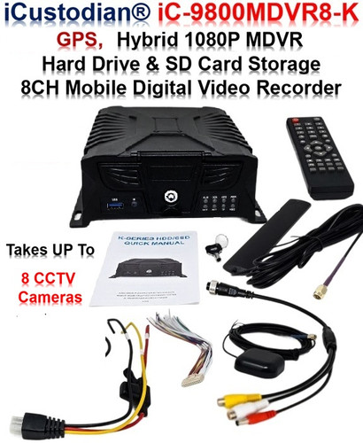 Ic9800mdvr8 hybrid gps hd - ic9800mdvr8-k,