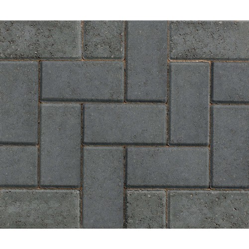 Driveway block paving - driveway, charcoal