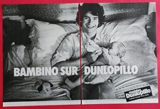 PRESS AD: DUNLOPILLO Bambino Papa and Baby Mattress 1981