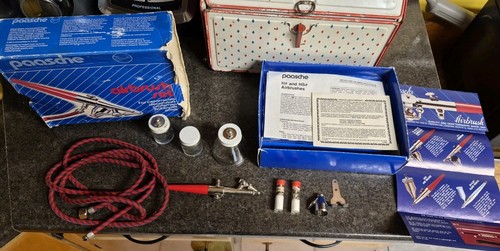 Vintage paasche set airbrush - h-set,