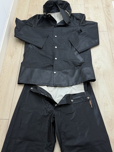 Vintage rubber suit rain - rubber,
