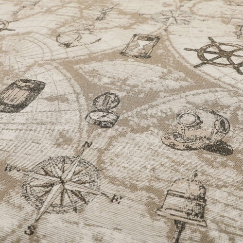 Upholstery fabric sea pattern - fabric,