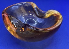 Vintage Amber Glass Bowl