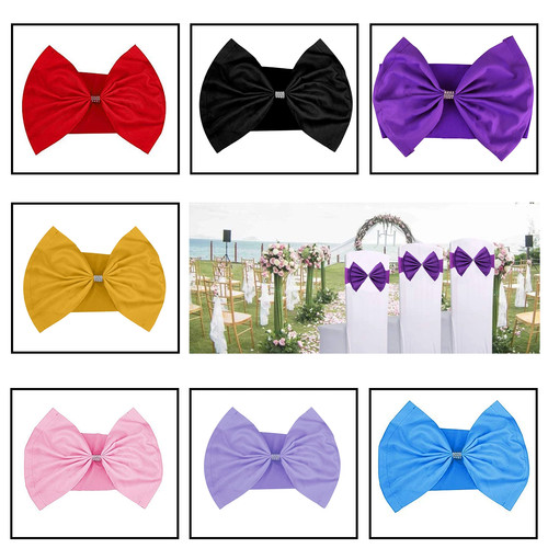 Chair bow sashes - bow, spandex