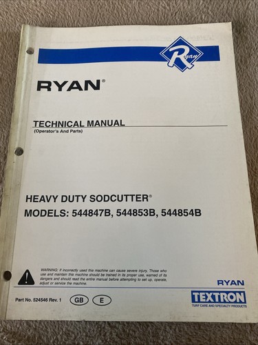 Ryan heavy duty sodcutter - ryan,