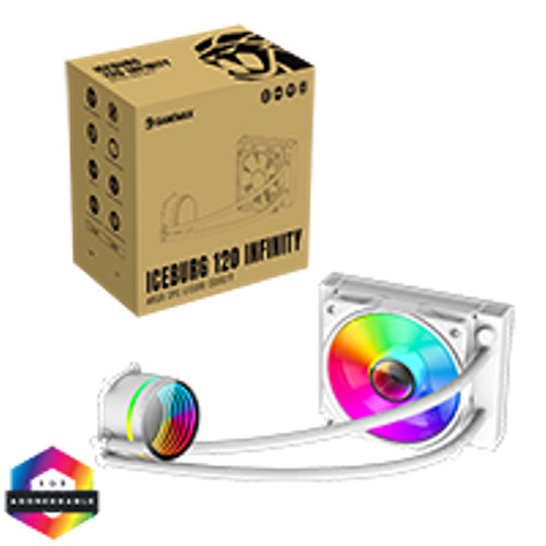 Gamemax iceburg 120mm white - 120mm,