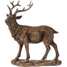 Reflections Art Bronze Stag Small