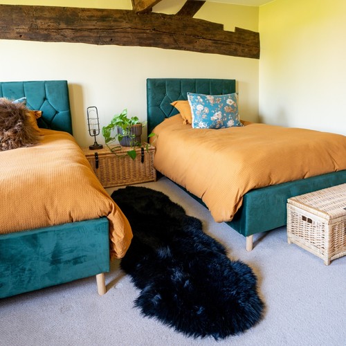 Genuine double sheepskin rug - genuine,