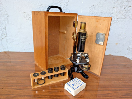 Vintage microscope otto - vintage,