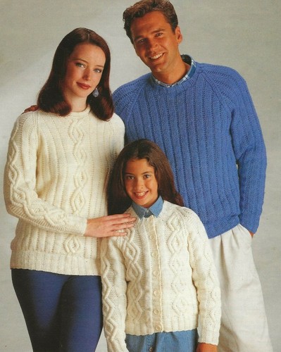 Family aran sweater - ,