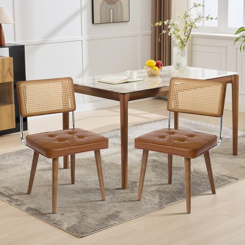 Rattan back dining - dining, set
