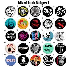 Mixed Punk Badges 25mm - Set 1