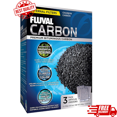 Fluval activated carbon 300g - fluval,