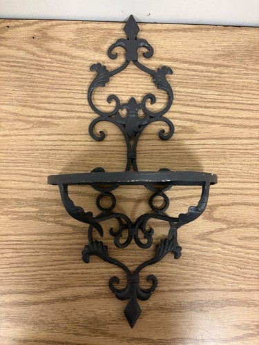 Vtg black wrought iron - vtg,