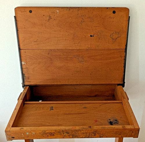 Vintage oak childs - oak, wooden
