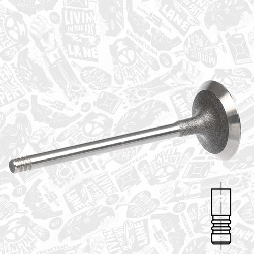 Intake valve mercedes benz - intake,