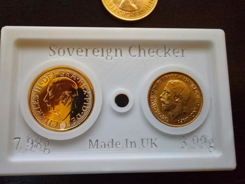 Gold sovereign coin - gold,