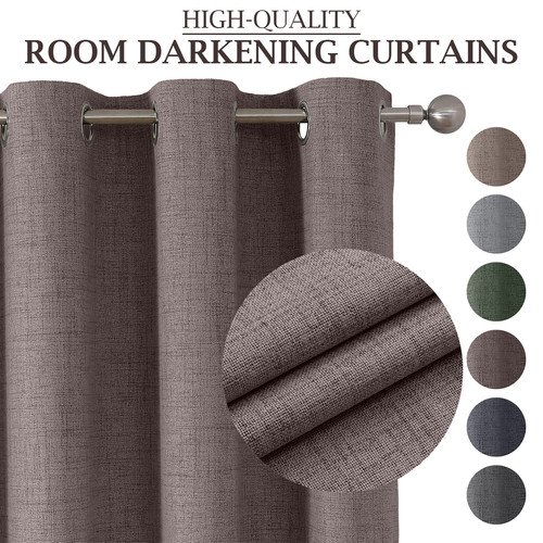 100 linen blackout curtains - 100%,