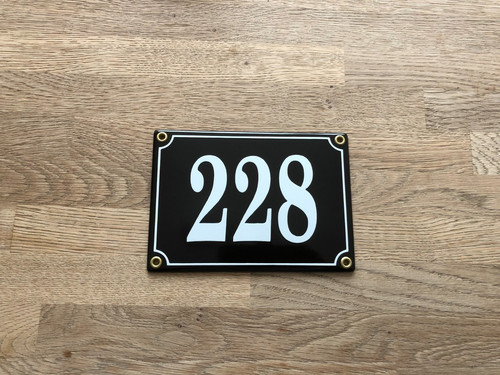 French black enamel metal - french,