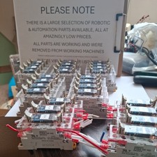 Omron Relay Socket G7SA Series 10 Pin P7SA-10F-ND 24V dc also the G7SA3A1B Relay