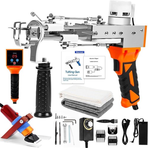 Rug tufting gun with carpet - gun,