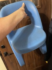 Little Tikes Step 2 Blue Chair Vintage