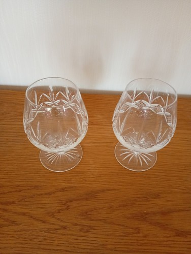 Pair vtg edinburgh crystal - pair,