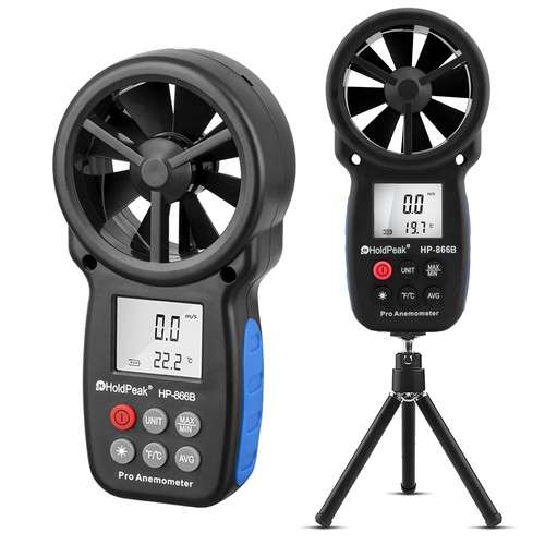 Lcd digital anemometer air - digital,