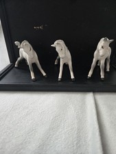 Three Beswick Dappled Grey Foal Figurines Excellent Condition