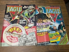 Eagle Comic No1 & No 2 - 27th March 1982 & 3rd April 1982 Dan Dare Mekon