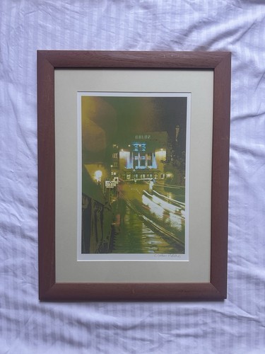 Richmond bridge night framed - night,