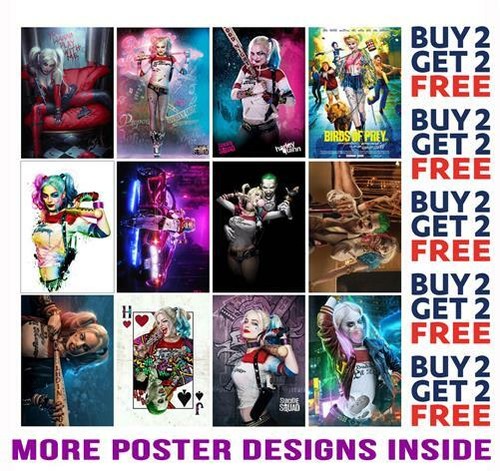 Harley quinn joker poster art - joker,