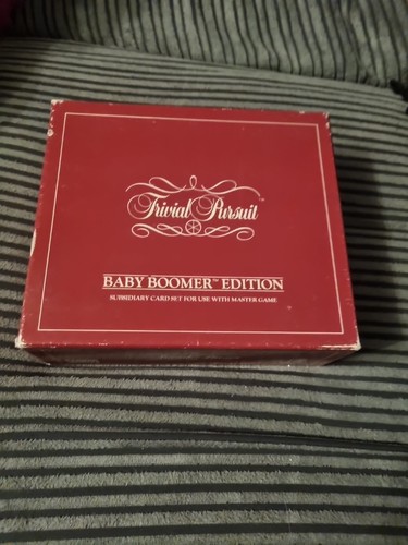 Trivial pursuit baby boomer - trivial,