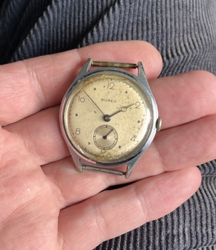 Buren men vintage wristwatch - buren,