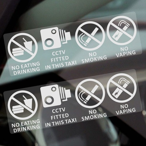 Stickers taxi no smoking - 2,
