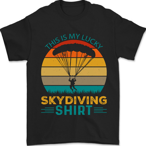 Lucky skydiving funny - skydiving,